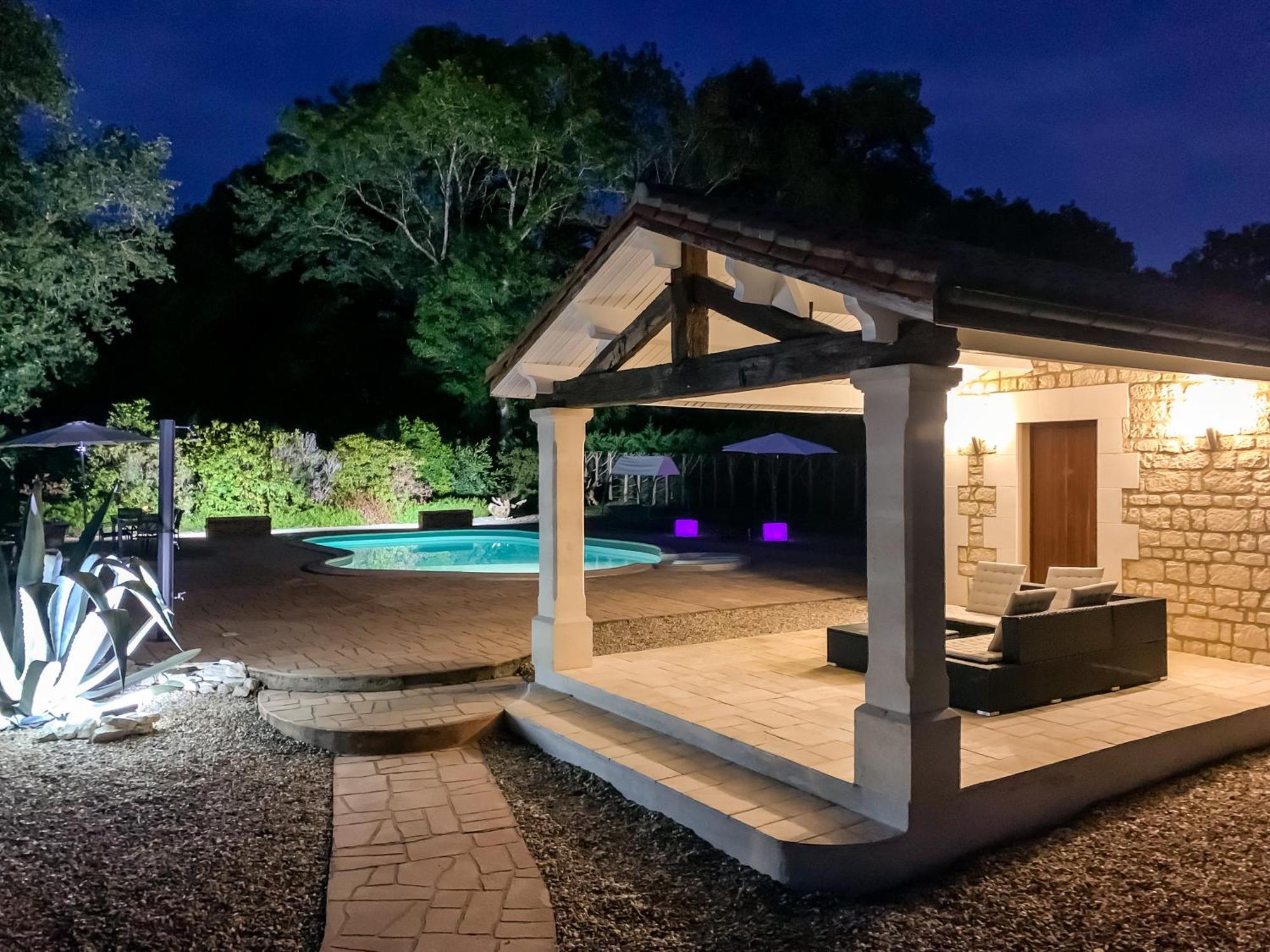 Villa Tagibao Avec Piscine Chauffee Et Spa Lesterps Buitenkant foto
