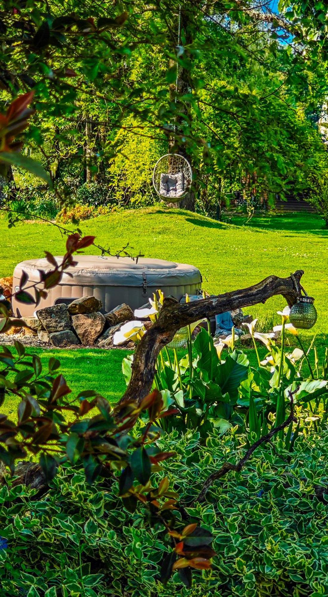 Villa Tagibao Avec Piscine Chauffee Et Spa Lesterps Buitenkant foto